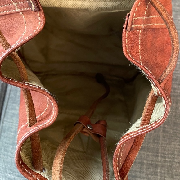 Hand Crafted Leather Backpack Purse main image 8
